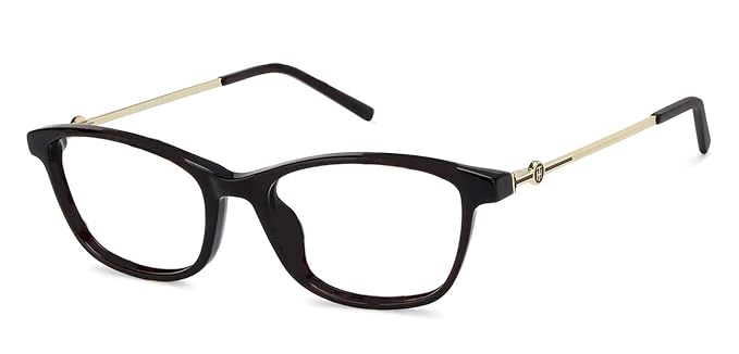 Tommy Hilfiger TH3168 Medium (Size-51) BLACK Golden C1 Unisex Eyeglasses