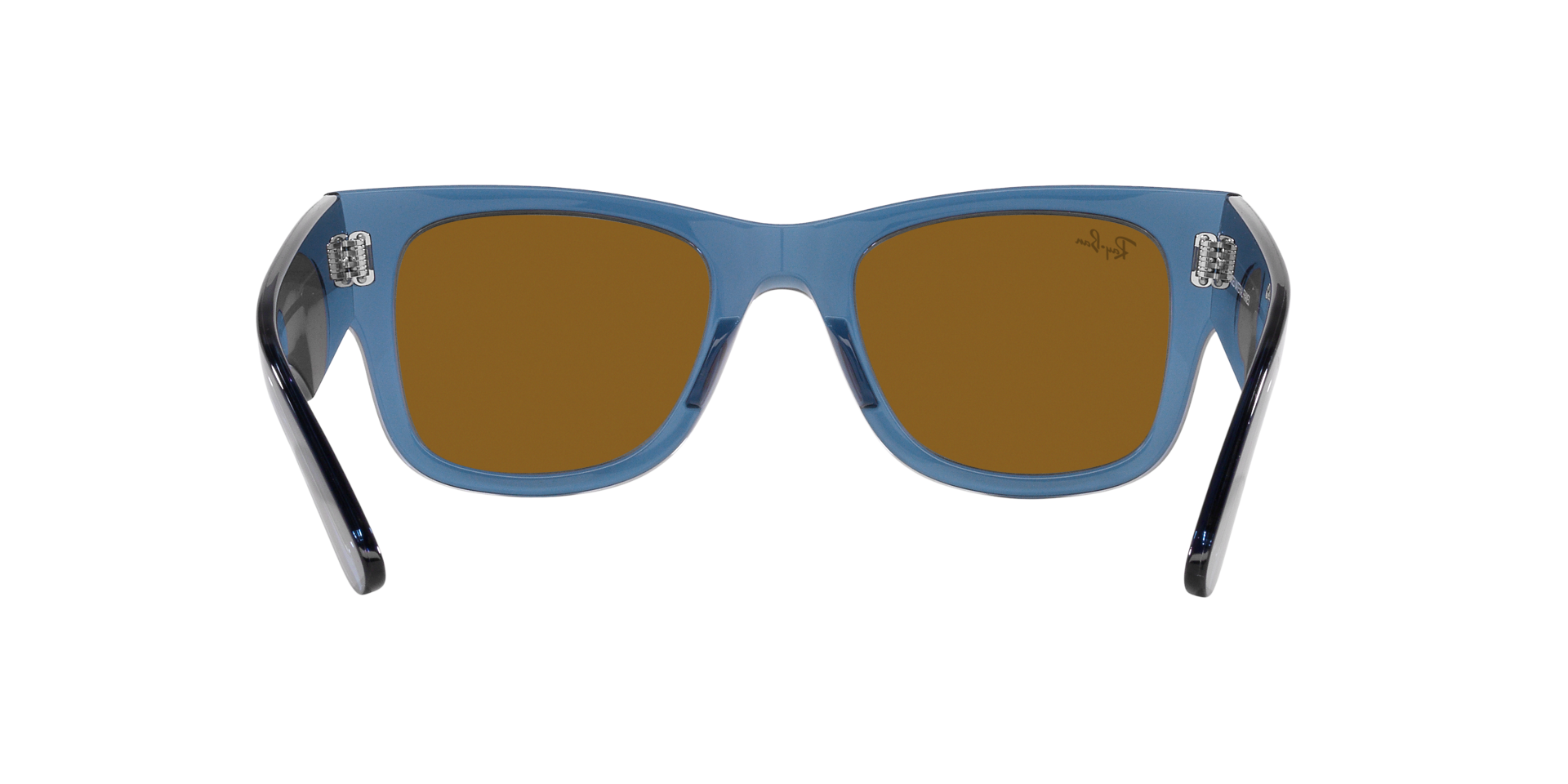 Ray-Ban Sunglasses | Transparent Blu Sunglasses ( 0RB0840S | Square | Blue Frame | Brown Lens )