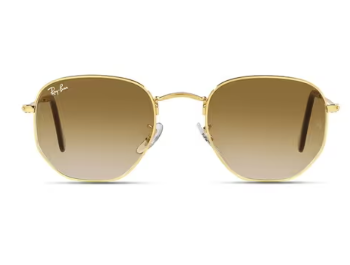 RAY-BAN Unisex Gradient Brown Lens Irregular Sunglasses