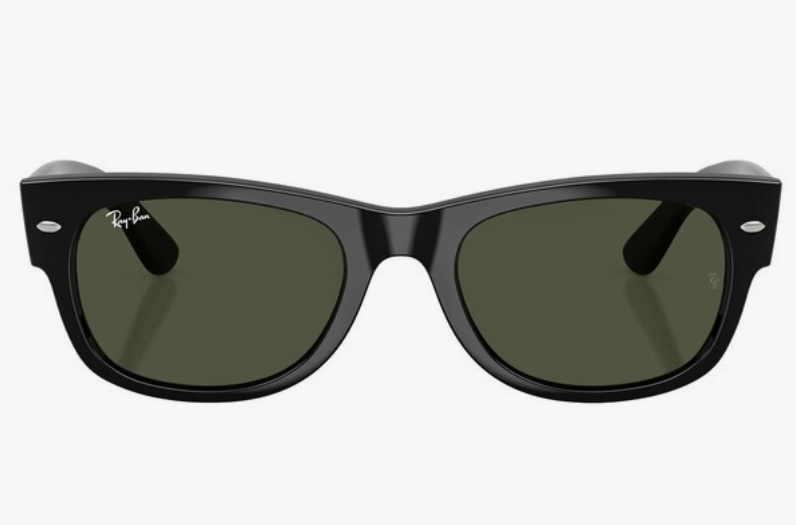 Ray-Ban Mega Wayfarer Sunglasses - Black/Green