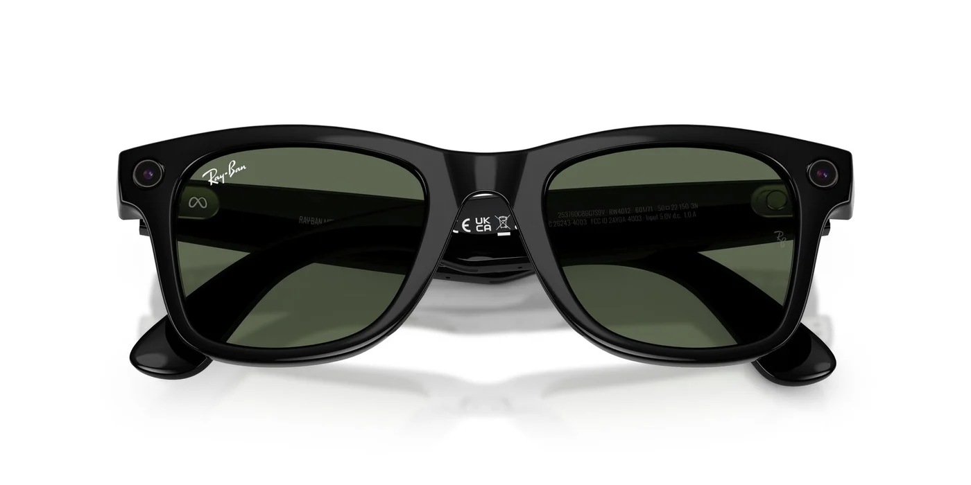 RAYBAN META 0RW4012 WAYFARER LARGE GEN 2 601/71 53 SUNGLASSES