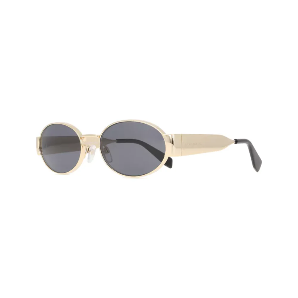 Marc Jacobs Oval Gold Sunglasses