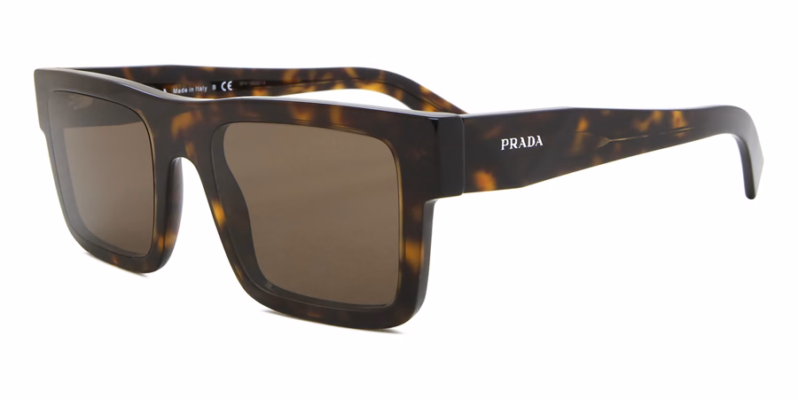 Prada PR 19WS 2AU8C1 Square Tortoise Sunglasses